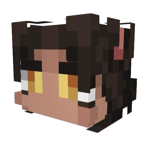 HOWIPUBG Minecraft avatar head, 3D render