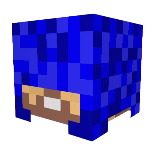 HOWLSUN Minecraft avatar head, 3D render