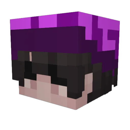 HOXMAGO Minecraft avatar head, 3D render