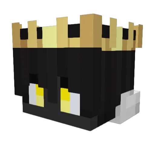 HOzeroD Minecraft avatar head, 3D render