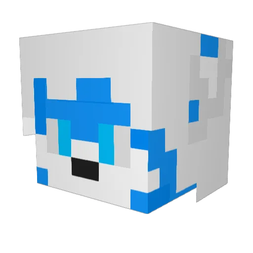 HPCarpet Minecraft avatar head, 3D render