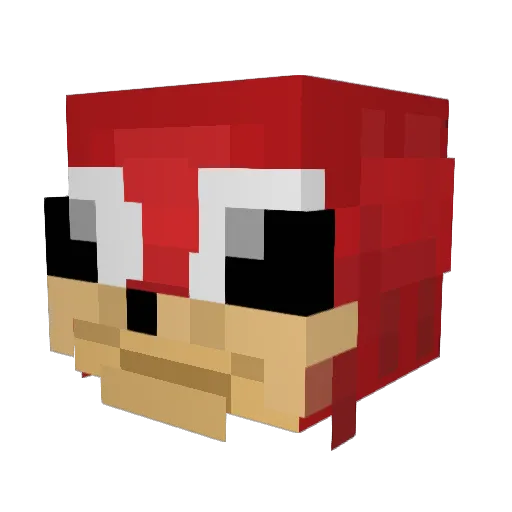 HPFORCE Minecraft avatar head, 3D render