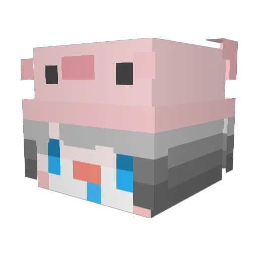 HPL_josh Minecraft avatar head, 3D render