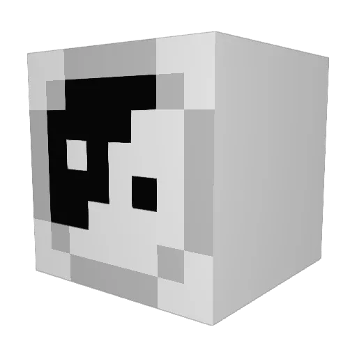 HPWK_ Minecraft avatar head, 3D render