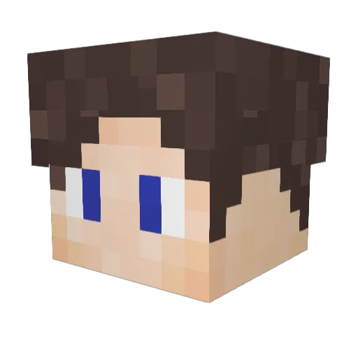 HPidge Minecraft avatar head, 3D render