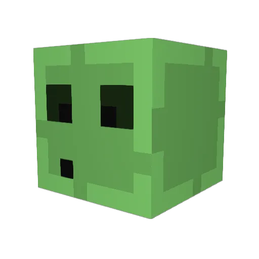 HPthaCreator Minecraft avatar head, 3D render