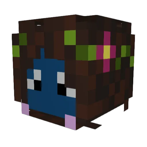 HRLastro Minecraft avatar head, 3D render