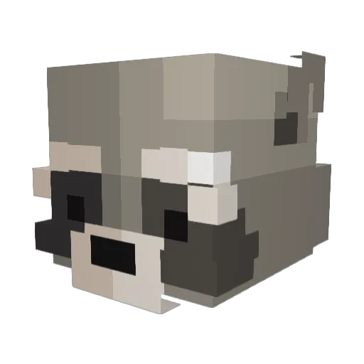 HRUPEKSZOP Minecraft avatar head, 3D render