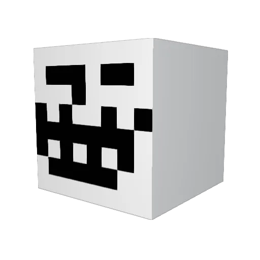 HRoyce Minecraft avatar head, 3D render