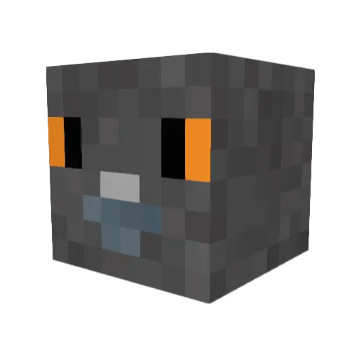 HS16 Minecraft avatar head, 3D render