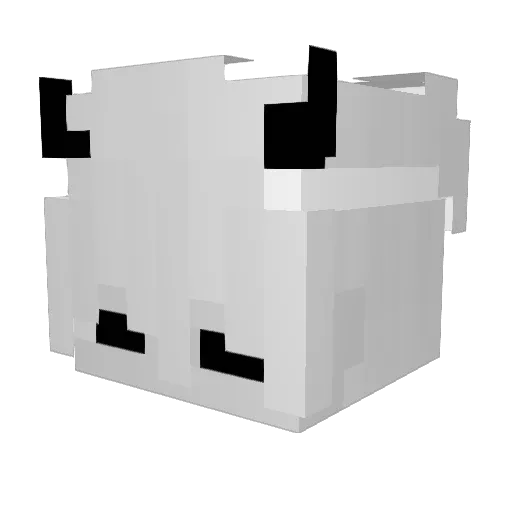 HSG0414 Minecraft avatar head, 3D render