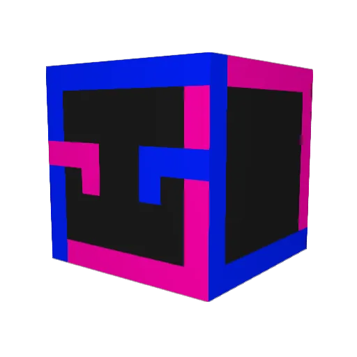 HSHSnow Minecraft avatar head, 3D render