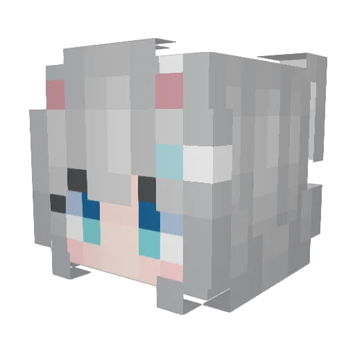 HSIFA Minecraft avatar head, 3D render