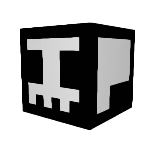 HSLaSH Minecraft avatar head, 3D render
