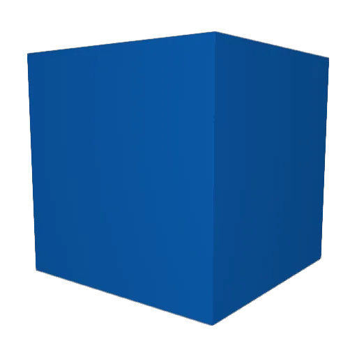 HSV4 Minecraft avatar head, 3D render