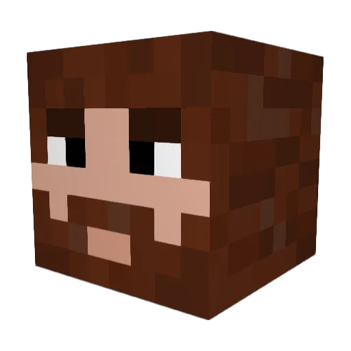 HS_Creations Minecraft avatar head, 3D render