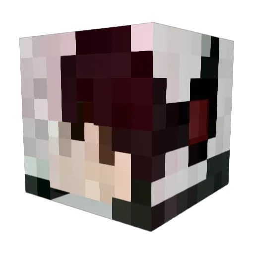 HS_tian Minecraft avatar head, 3D render