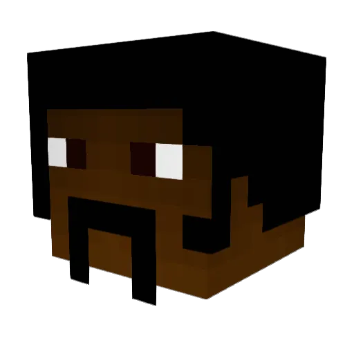 HS_unknow Minecraft avatar head, 3D render