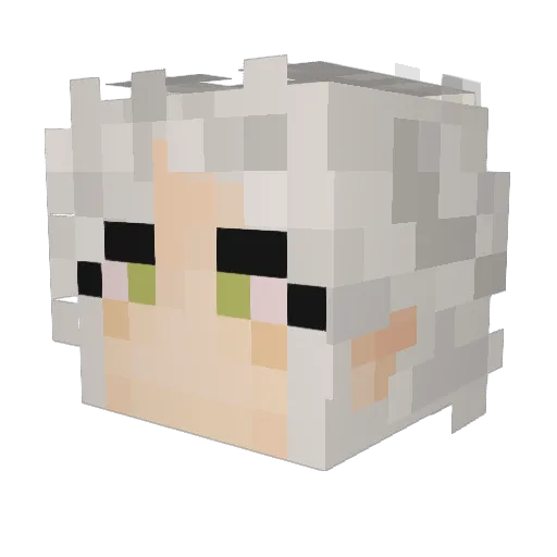 HSthing Minecraft avatar head, 3D render