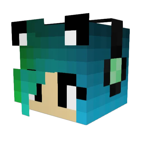 HStockersOnOF Minecraft avatar head, 3D render