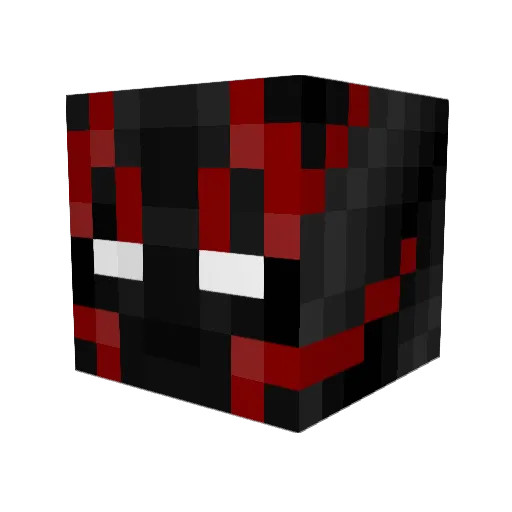 HT0037 Minecraft avatar head, 3D render