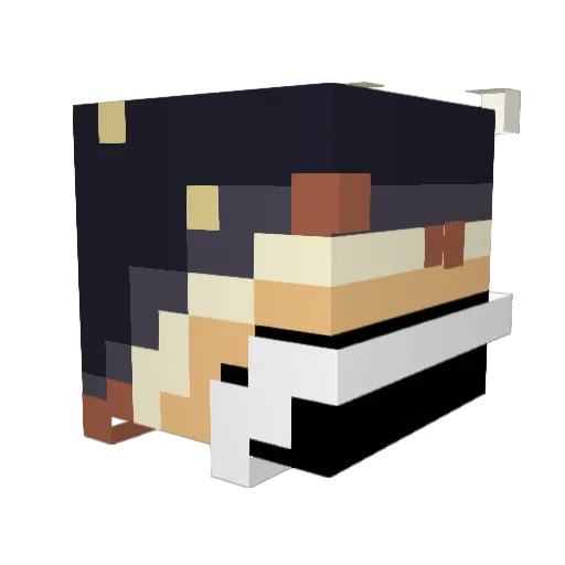 HTML999 Minecraft avatar head, 3D render