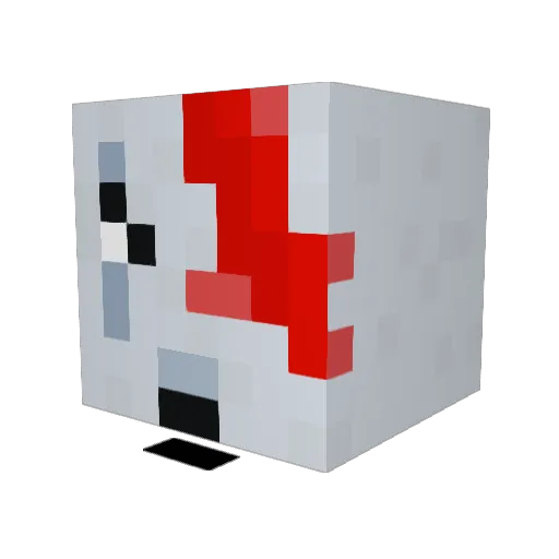 HTR0Y15 Minecraft avatar head, 3D render