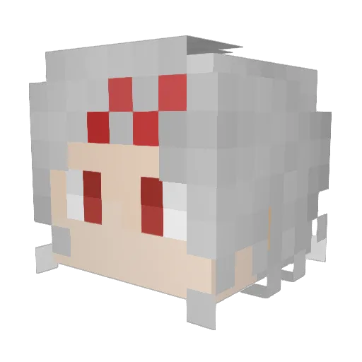 HTYK_T Minecraft avatar head, 3D render