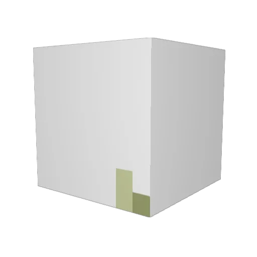 HTurtle13 Minecraft avatar head, 3D render