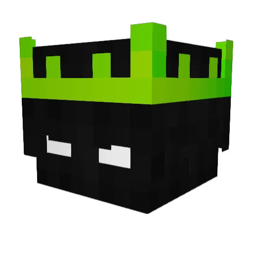 HUBERT805pl Minecraft avatar head, 3D render