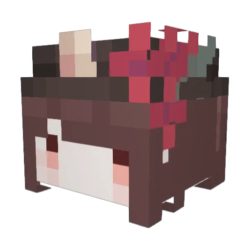 HUGOAC457 Minecraft avatar head, 3D render