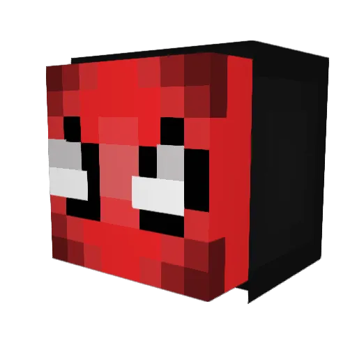 HUGOTOCH Minecraft avatar head, 3D render