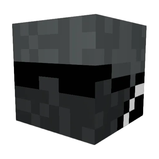 HUNT3R69 Minecraft avatar head, 3D render