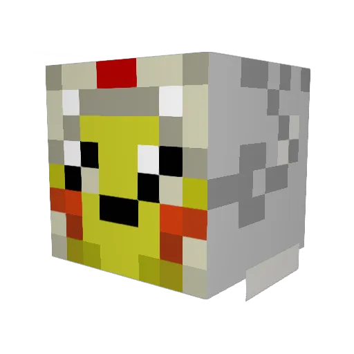 HUNT3R_1998 Minecraft avatar head, 3D render