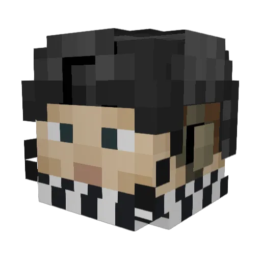 HUNTER4591 Minecraft avatar head, 3D render