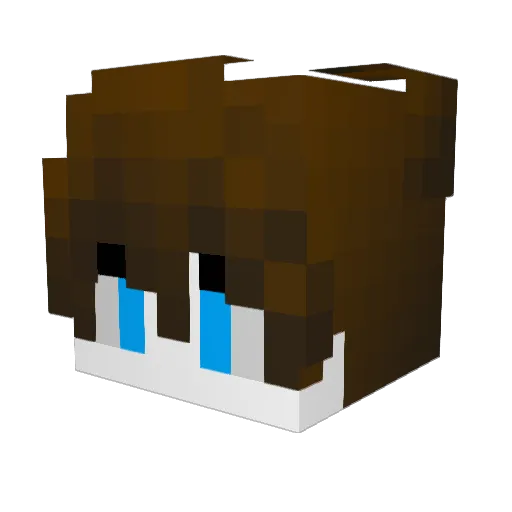HUNTER6161 Minecraft avatar head, 3D render