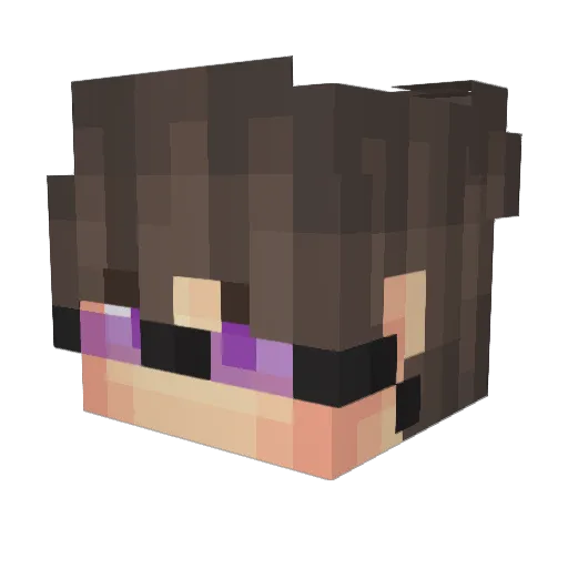 HUNT_ER_ Minecraft avatar head, 3D render