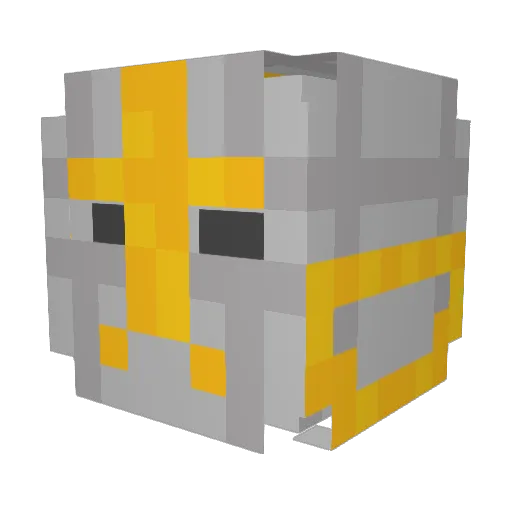 HUN_GUR Minecraft avatar head, 3D render