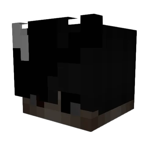 HUR4 Minecraft avatar head, 3D render