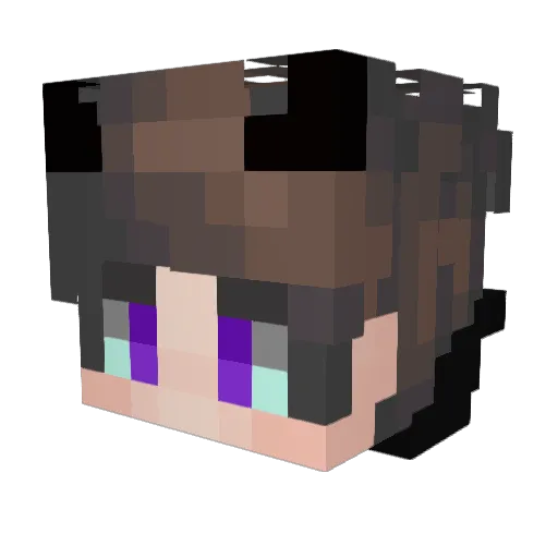HUSSEIN750 Minecraft avatar head, 3D render