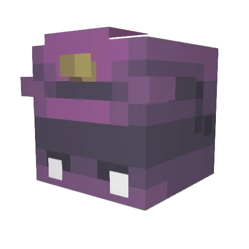 HVPISHERE Minecraft avatar head, 3D render