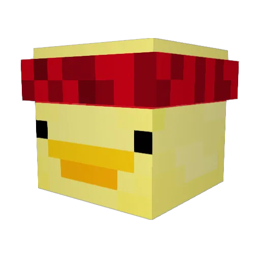 HWANGJIWOO Minecraft avatar head, 3D render