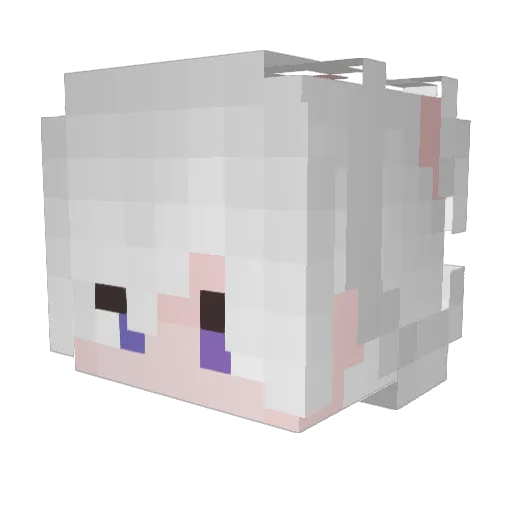 HWD1998 Minecraft avatar head, 3D render