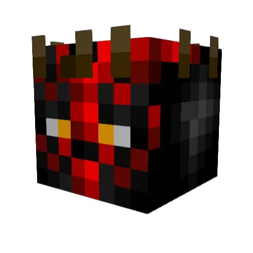 HW_Mway Minecraft avatar head, 3D render