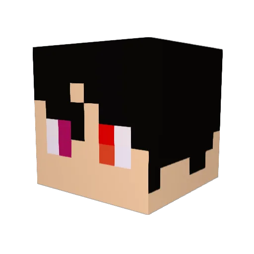 HXRMN Minecraft avatar head, 3D render