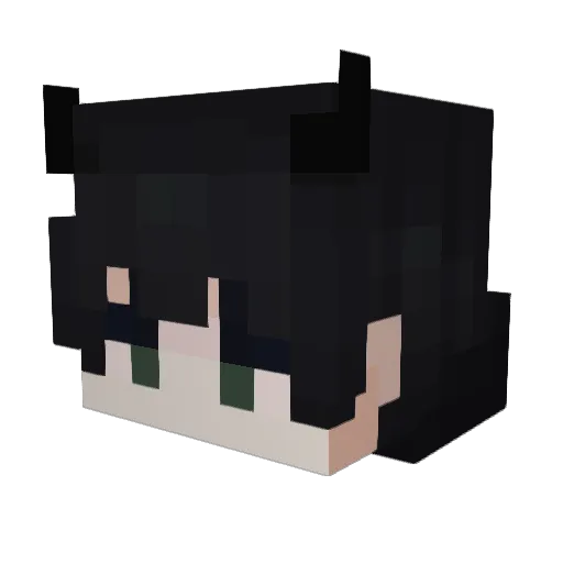 HXYENA Minecraft avatar head, 3D render