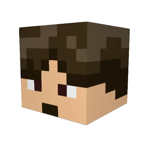 HY3ONDO Minecraft avatar head, 3D render