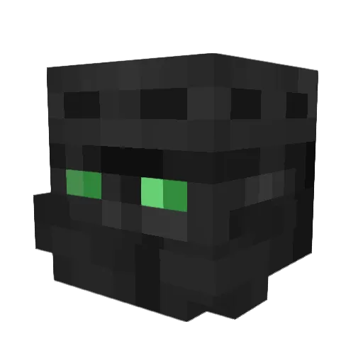 HYDR04 Minecraft avatar head, 3D render