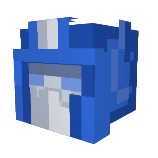 HYOKKY Minecraft avatar head, 3D render
