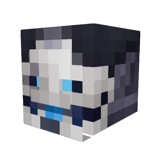 HYP3RD3ATH Minecraft avatar head, 3D render